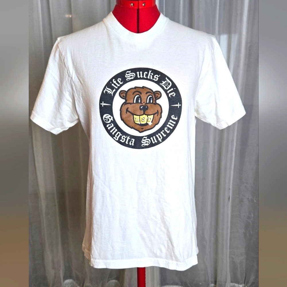 Supreme Life Sucks Die Tee | Men's Small | White
